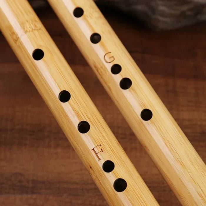 2 Section Bamboo Bawu Flute For Chinese Traditional Music