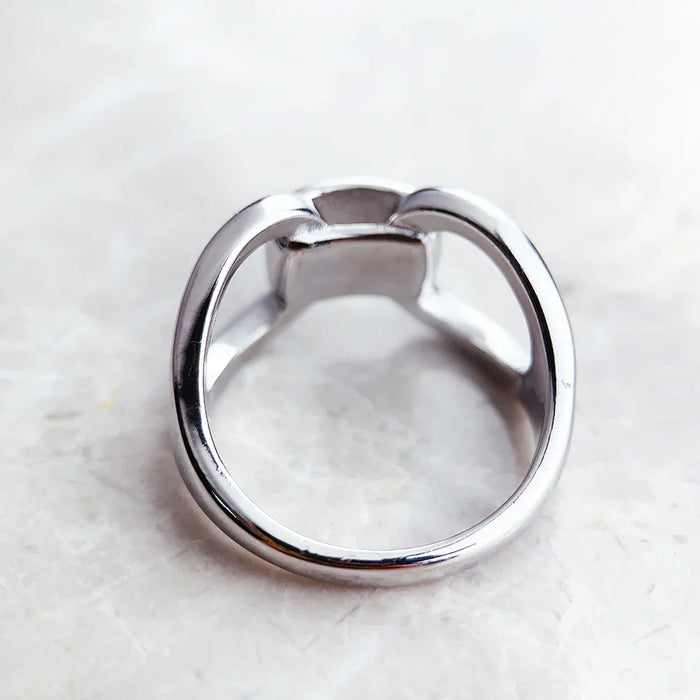 925 Sterling Silver Geometric Ring Modern & Chic Jewelry For Women & Men