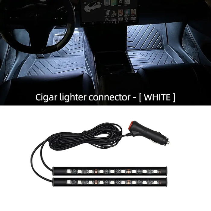 Car Neon Foot Light Usb Interior Atmosphere Lamp