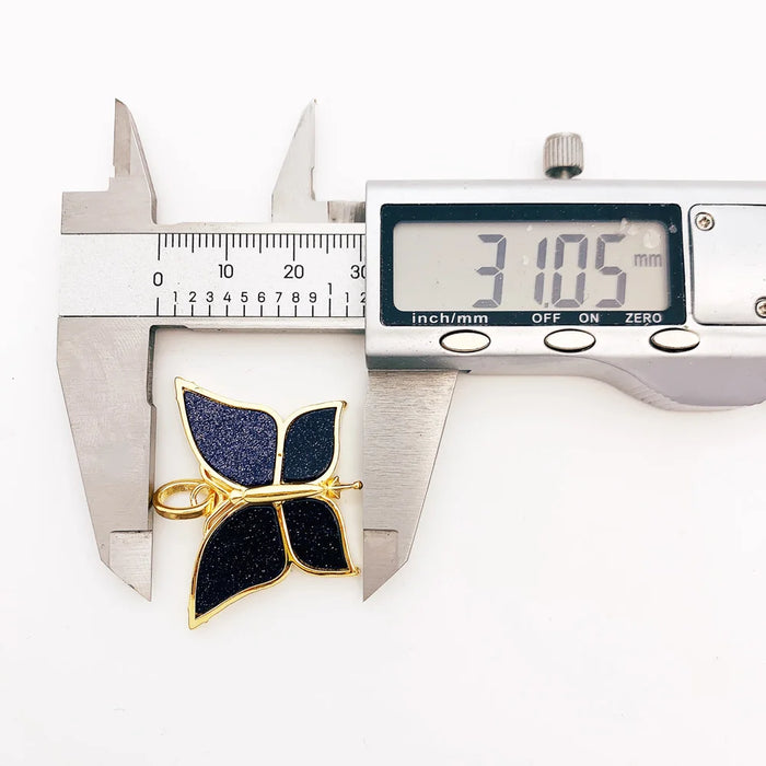 925 Sterling Silver Boho Star & Moon Butterfly Pendant Summer Gift For Her