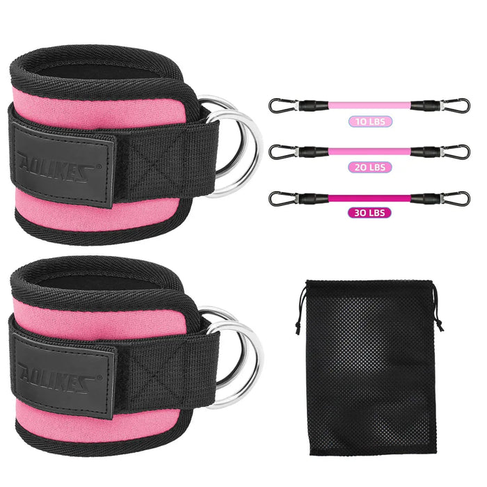 Ankle Resistance Bands Cuffs For Leg Workouts
