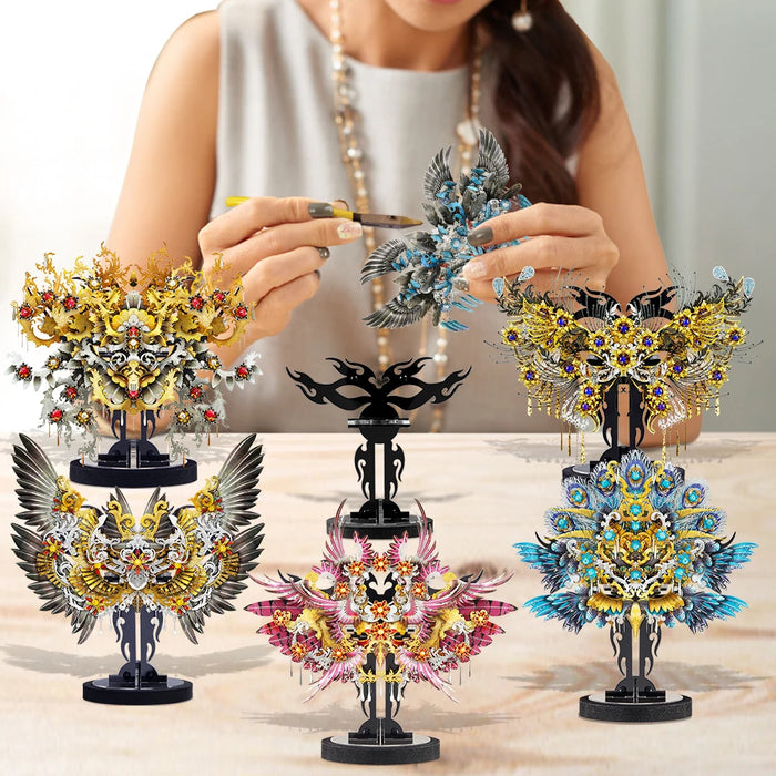 Adult Diy 3D Metal Puzzle Kit Magic Decoration