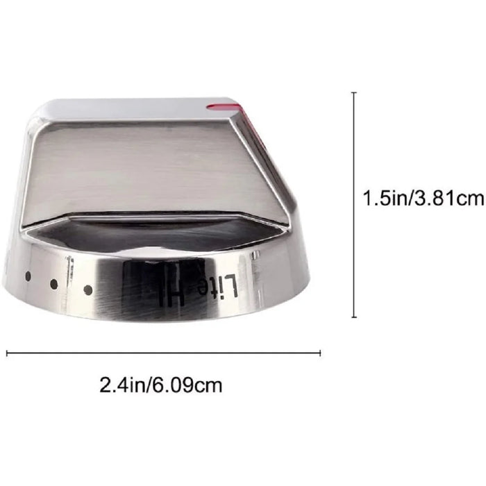 Dg64-00473A Top Burner Control Dial Knob Range Oven Replacement For Stove Burner Oven 5 Pack