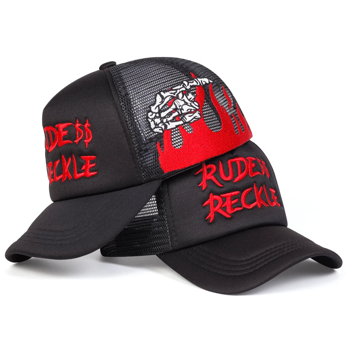 Rude Reckle Embroidered Baseball Cap Unisex Sun Hat