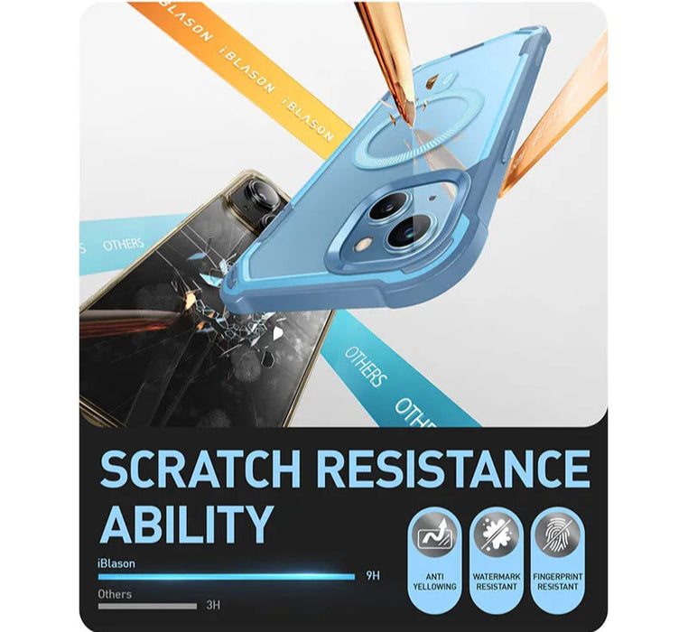 For Iphone 15 Plus 6.7 Inch 2023 Aresmag Shockproof Rugged Magsafe Case With Built-In Screen Protector