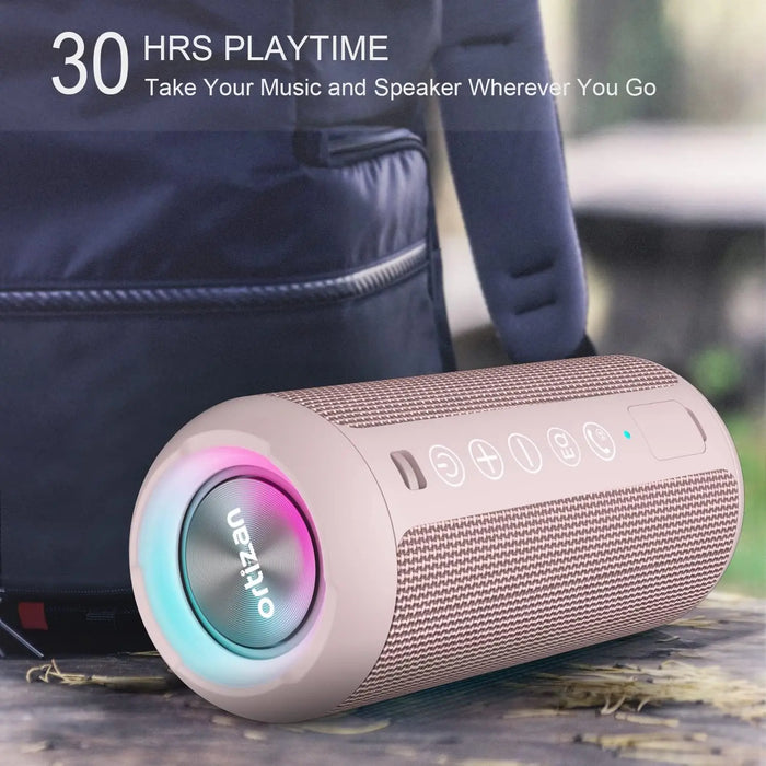 360 Degree Stereo Sound Bluetooth Speaker 24W Ipx7 30 Hrs Playtime