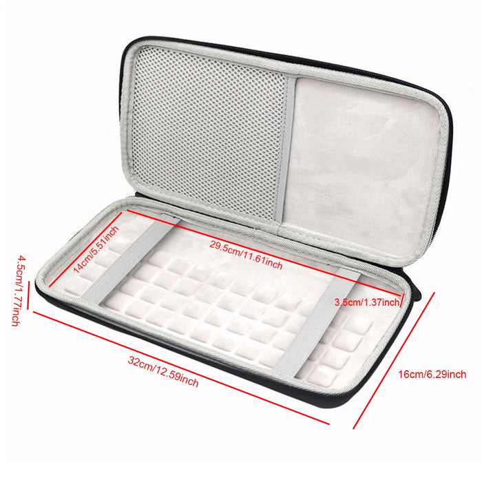 Eva Hard Case For Logitech Mx Keys Mini Wireless Keyboard Carrying Case Hard Storage Bag Illuminated Keyboard Protective Case
