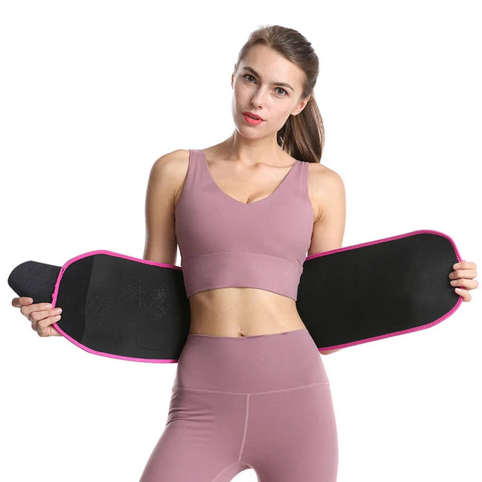 Sports Waist Trimmer Belt Slim Weight Loss Sweat Band For Gym Training
