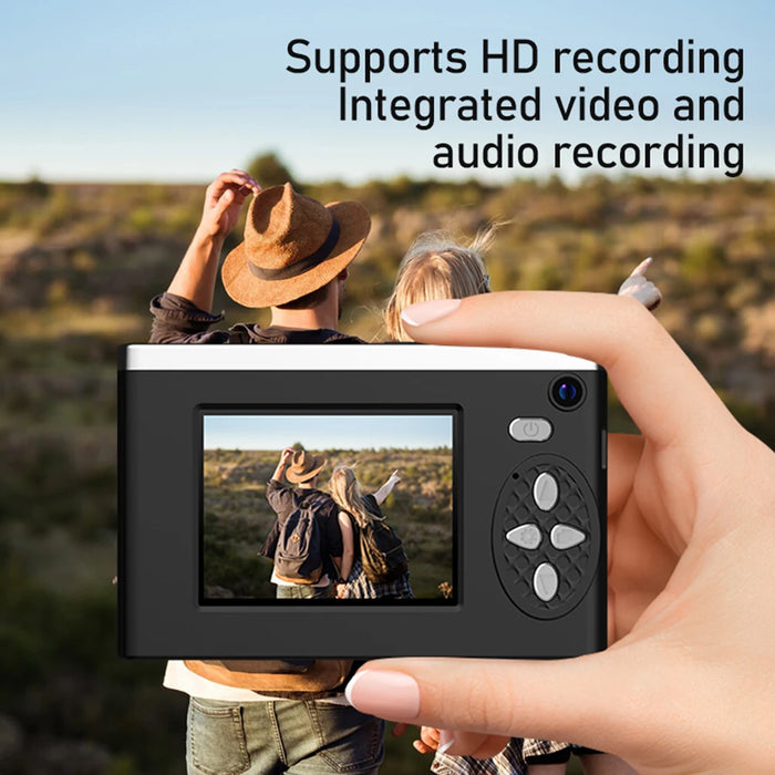 Am200 8X Digital Camera Children Camera 2.4 Inch Lcd Video Camcorder Rechargeable Cameras With Fill Light For Kid Adult Beginner