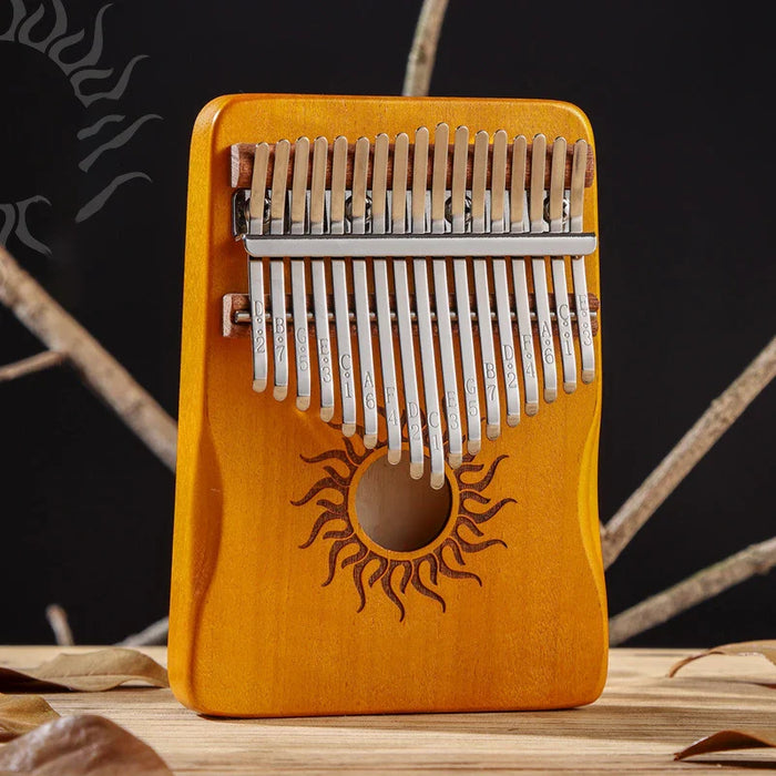 17 / 21 Key Maple Wood Kalimba Finger Piano For Beginners