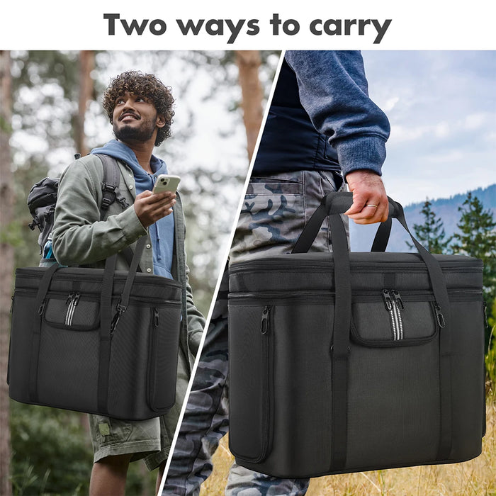 Portable Carry Bag Waterproof Power Supply Travel Storage Bag Power Station Bag For Ecoflow Delta 3 Plus / Solar Generator Delta