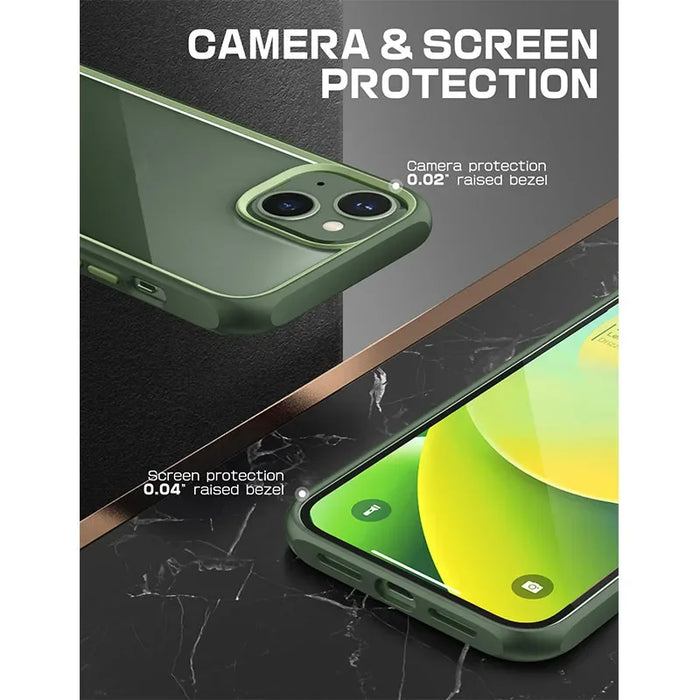 For Iphone 14 2022 / Iphone 13 2021 6.1" Clear Back Ub Style Premium Hybrid Protective Bumper Case