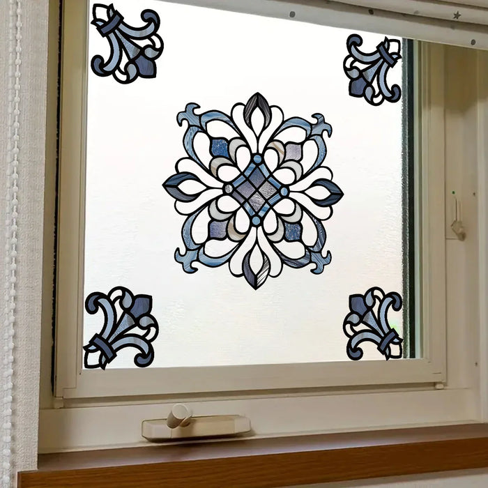 1Pc Moroccan Geometric Window Sticker For Home Decor