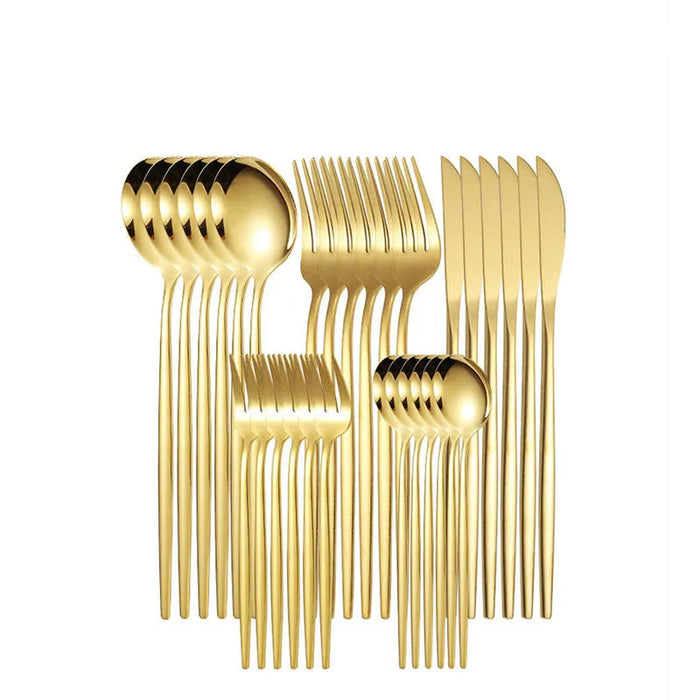 5 / 30 Piece Stainless Steel Cutlery Set For Banquet Guests