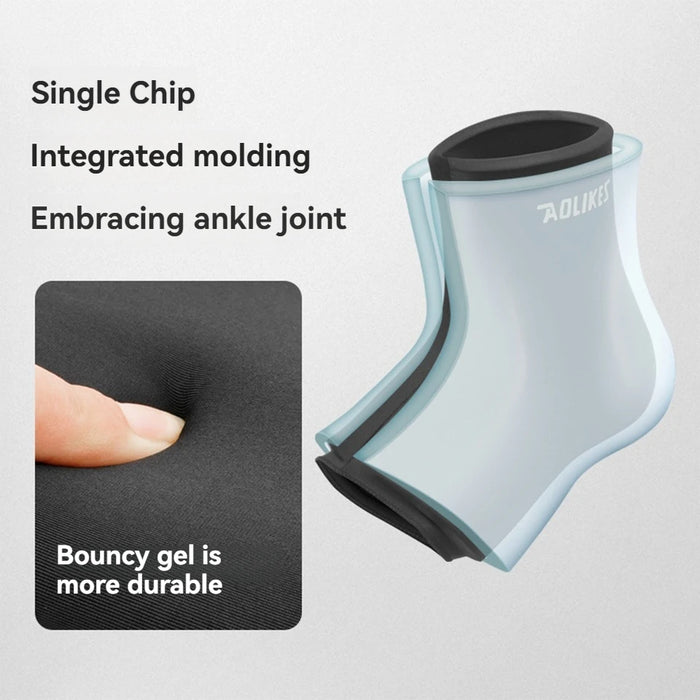 Hot & Cold Gel Ankle Sleeve Soft Touch Fabric Contoured Design
