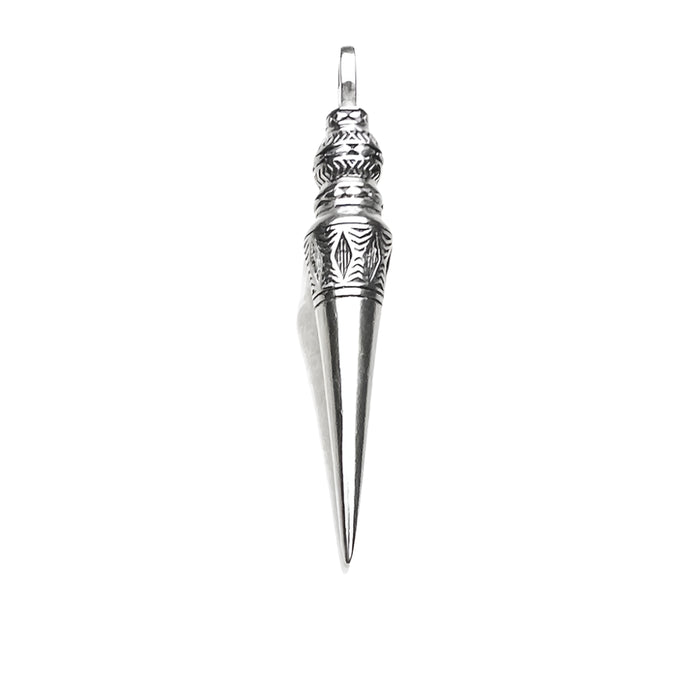 925 Sterling Silver Mystical Cone Pendant Winter Ornaments Ethnic Fine Jewelry Rebel Gift For Women & Men