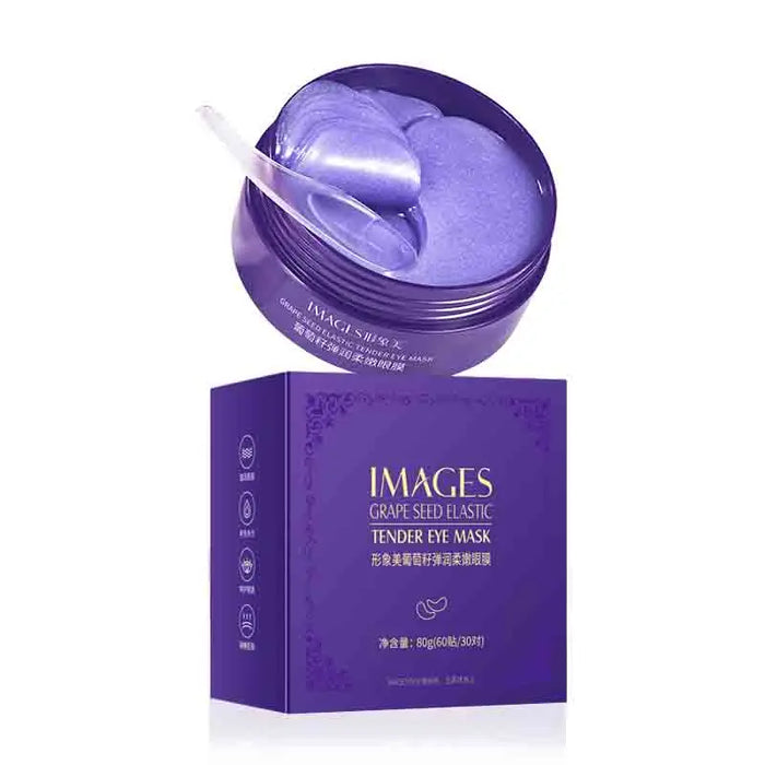 60 Piece Vitamin C Grape Eye Mask For Dark Circles & Bags