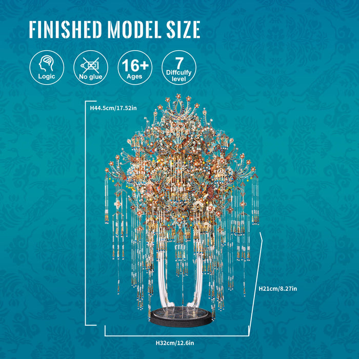 3D Metal Model Kit For Home Decor Kingfisher Phoenix Coronet