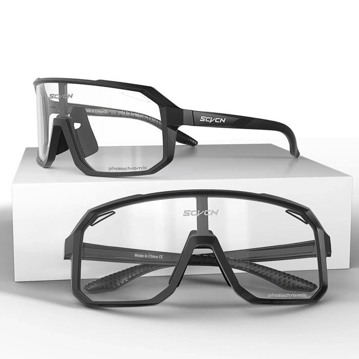 2 Pack Photochromic Cycling Sunglasses For Mountain Biking