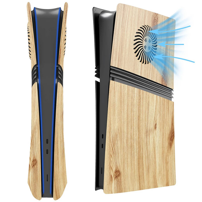 For Ps5 Pro Cover Face Plate Replacement Shell Anti-Scratch Faceplate With Cooling Vent For Ps5 Pro Disc / Digital Edition Console