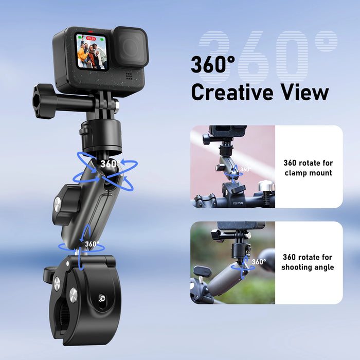 360 Degree Quick Release Magic Arm For Gopro & Action Cameras