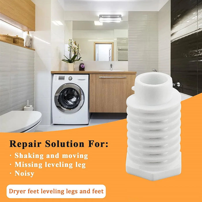 4 Pieces 49621 Ps1609293 Dryer Leveling Leg Feet W10823505 Ap4295805 Ps1609293 Eap1609293 Compatible With Whirl-Pool Dryer Legs