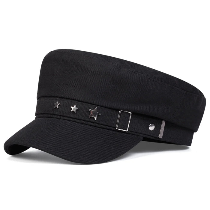 Stylish Unisex Military Hat For Outdoor Sports Five Pointed Star Design