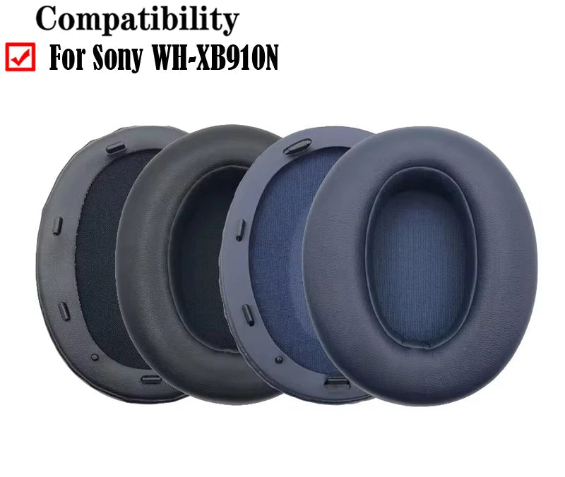 Pair of Replacement Ear Pads For Sony Wh Xb910N Headphones Elastic Foam Cushions