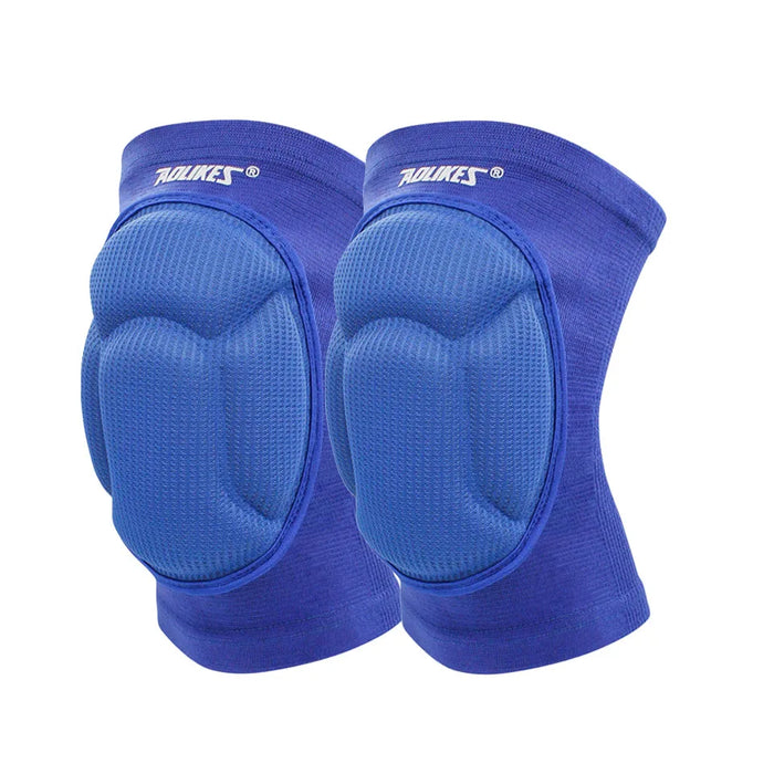 Pair of Thick Sponge Knee Pads Non Slip Basketball & Volleyball Support