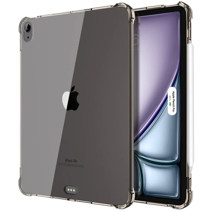 For Ipad Air 11 Inch M3 / M2-2025 / 2024 Ipad Air 5Th / 4Th Generation 2022 / 2020 10.9 Inch Slim Tpu Clear Transparent Case