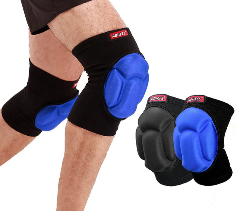 Pair of Thick Sponge Knee Pads For Volleyball Football Yoga Dance