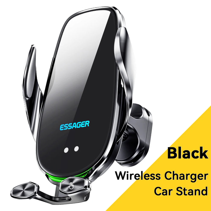 Qi 15W Wireless Charger Car Phone Holder In Car Air Vent Mount For Iphone 16 15 14 13Pro Max Xiaomi Huawei Fast Charging
