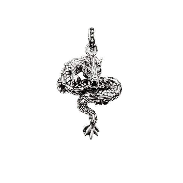 925 Sterling Silver Dragon Pendant Punk Fashion Gift For Women & Men