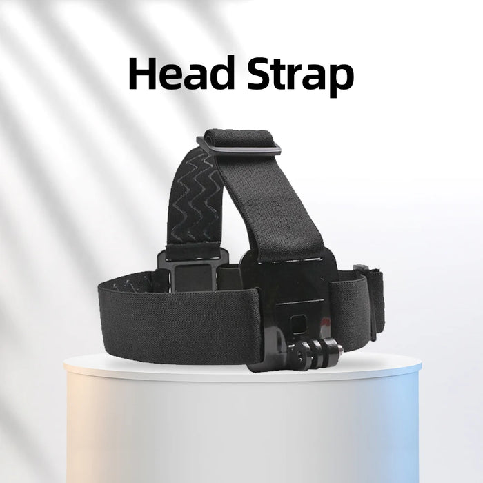 Action Camera Chest & Head Mount Kit Compatible With Gopro Insta360 Dji Osmo & More