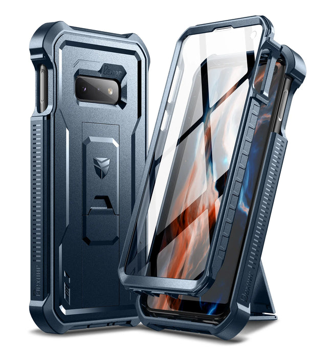 For Samsung Galaxy S10E 5.8 Inch Full Body Bumper Military Grade Armor Shockproof Case With Built-In Screen Protector