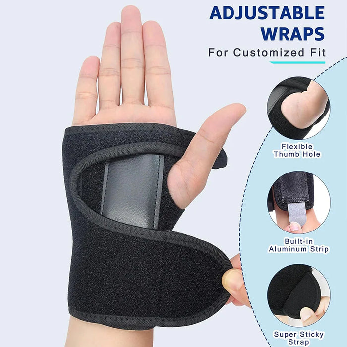 Adjustable Wrist Brace For Carpal Tunnel Men & Women