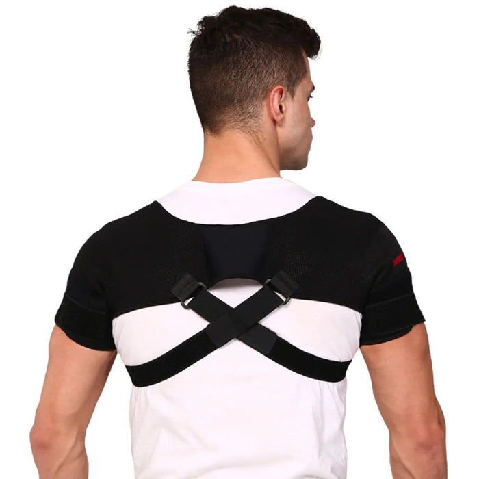 Adjustable Double Shoulder Brace For Pain Relief