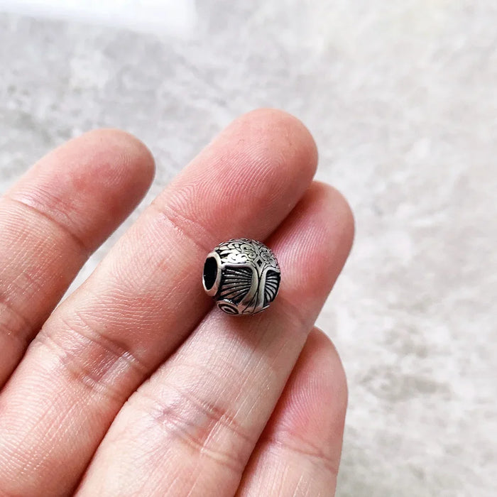 925 Sterling Silver Beads Tree Charm Strength & Growth Gift For Women / Men