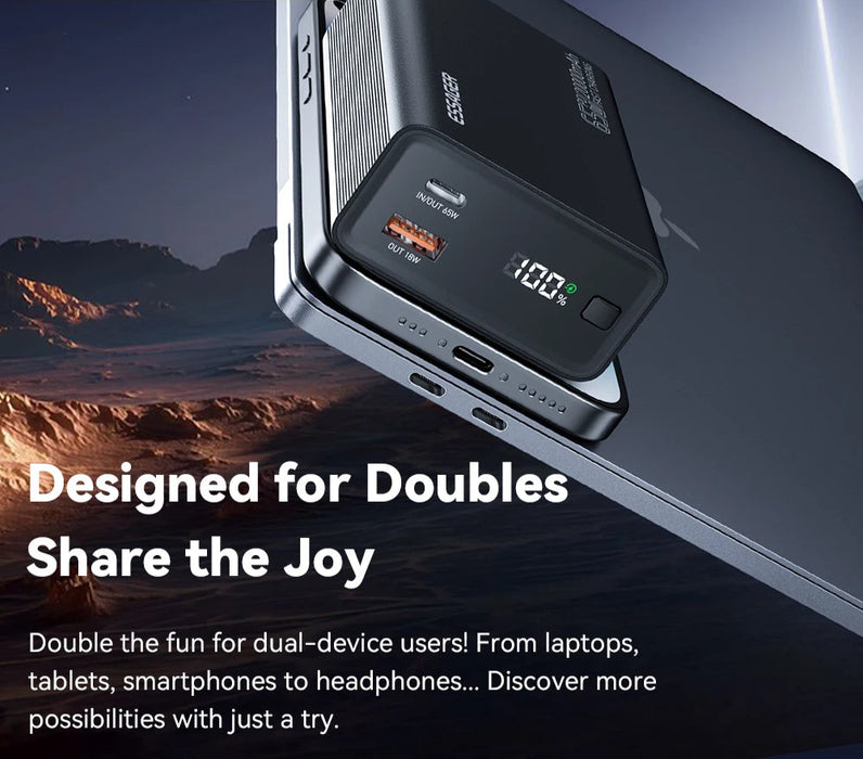 Power Bank 20000Mah Portable Pd 65W Fast Charging Mobile Phone External Battery Powerbank For Phone Laptop Tablet Mac