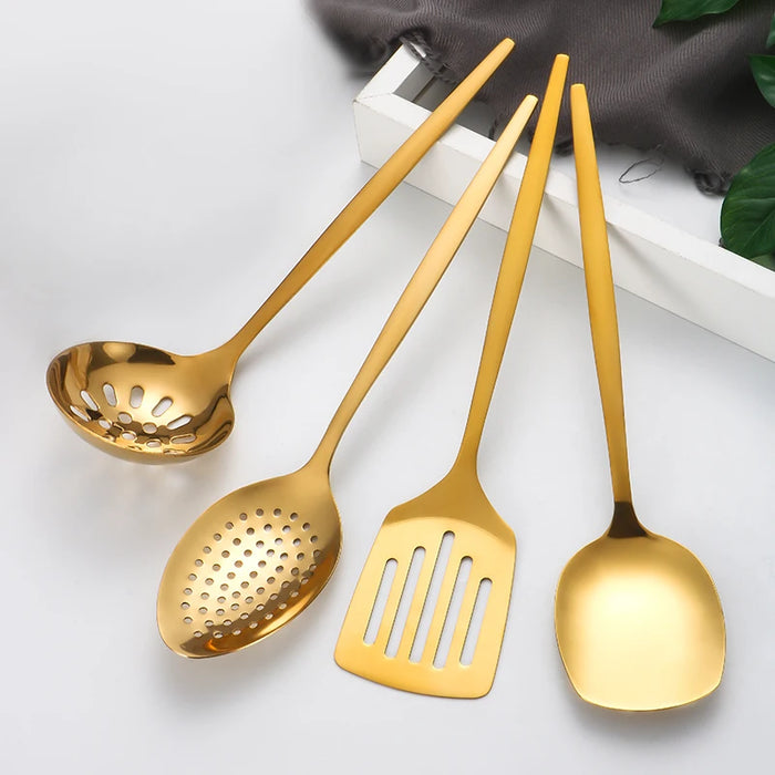 7 Piece Stainless Steel Kitchen Utensil Set