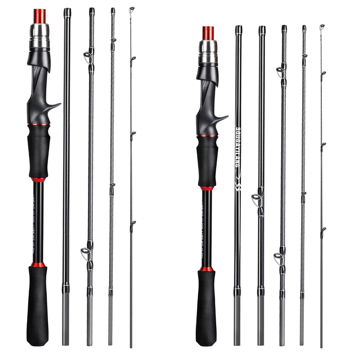 Carbon Fiber Lure Fishing Rod 1.8M / 2.1M 10 30G Bait Weight