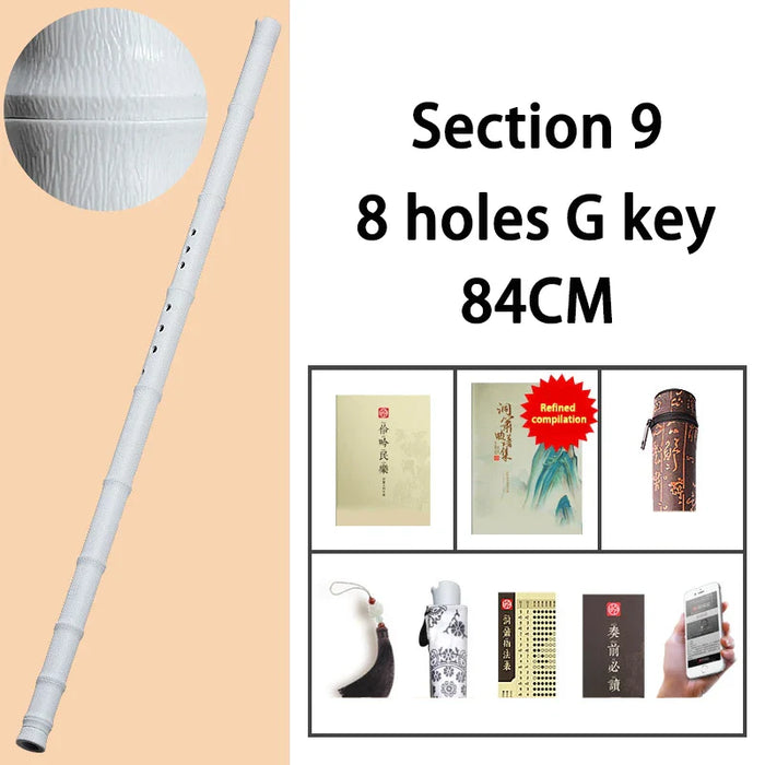 8 Hole Chinese Bamboo Flute For Professional Performance