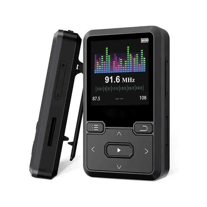 32Gb Mini Clip Mp3 Player With Bt 5.0 Pedometer Fm Radio 1.44 Screen