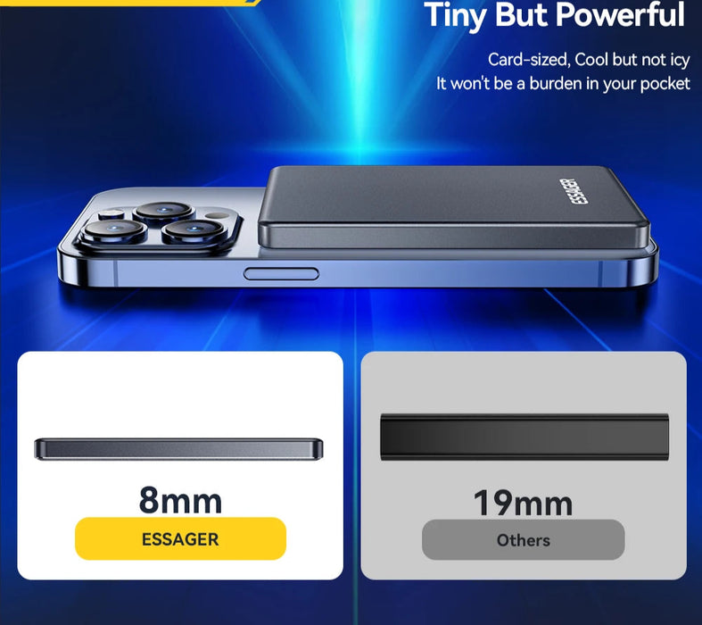 Thin Wireless Power Bank Magnetic 20W 5000Mah Portable Fast Charging External Battery For Magsafe For Iphone 15 14 13 12