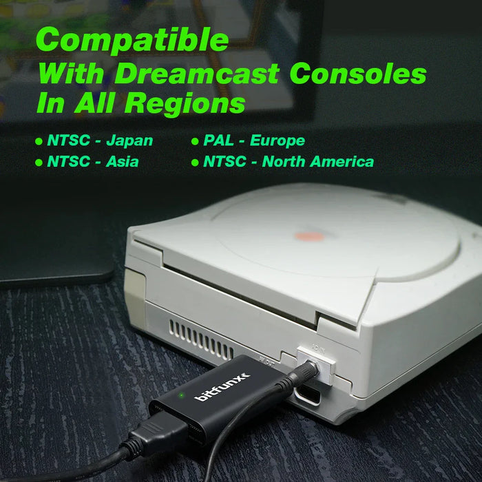 For All Dreamcast Consoles Rgbs Vga To Hdmi-Compatible Adapter Dc To Hdtv Converter