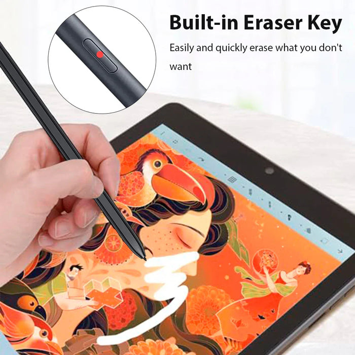 Wireless Tablet Stylus With Magnetic Adsorption & Built In Eraser Compatible With Samsung & Other Tablets