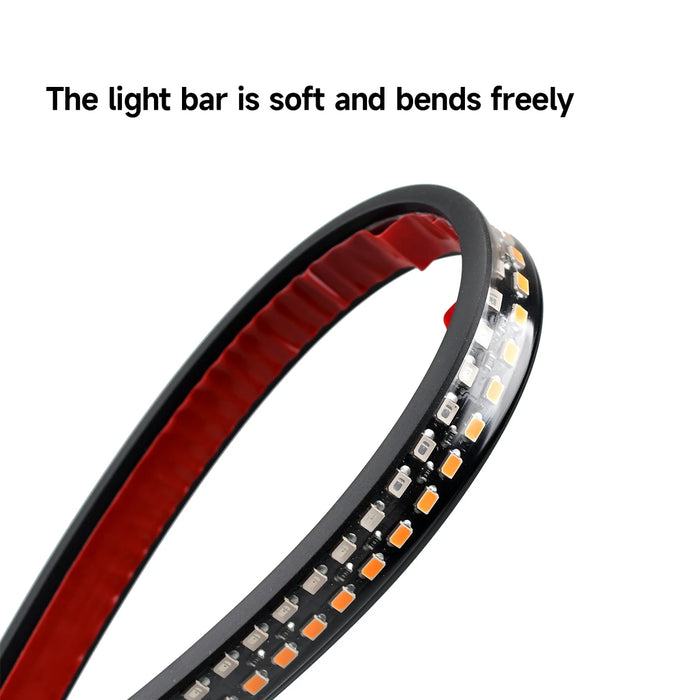 Universal Motorcycle Led Rear Turn Signal Brake Light Waterproof Dual Colour 12V