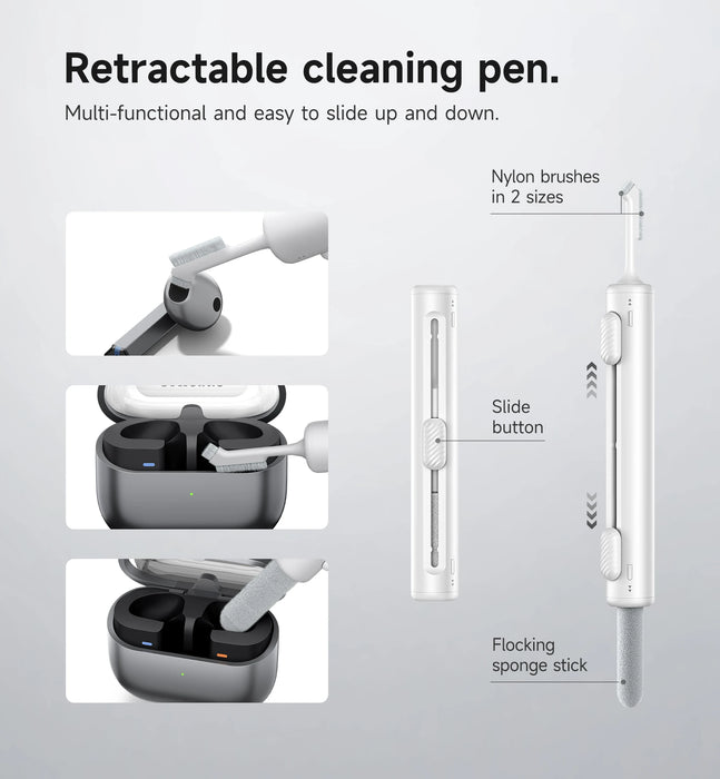 For Samsung Galaxy Buds 3 Pro / Galaxy Buds 3 Magnetic Bumper Rugged Shockproof Protective Case With Anti-Lost Keychain