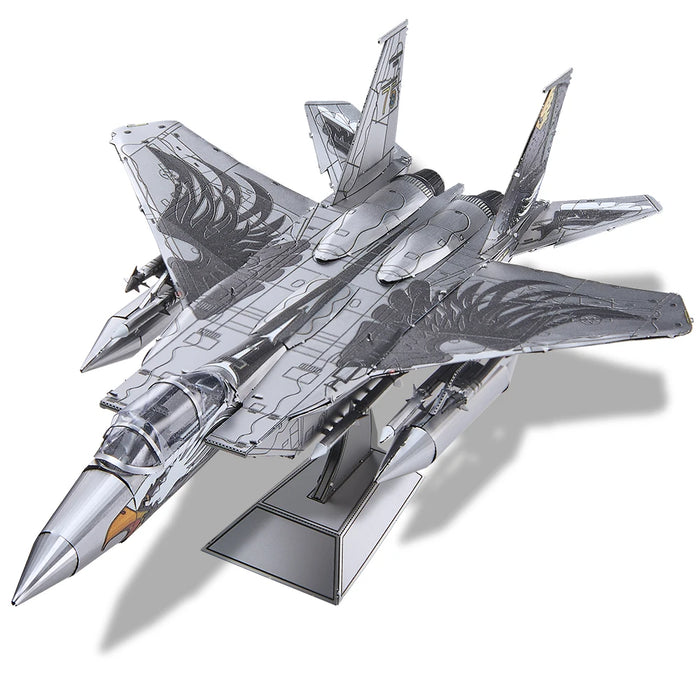 Adult Diy Fighter Aircraft Puzzle Kit F 15 Fighter Model