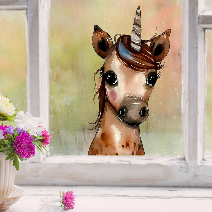 Adorable Unicorn Wall Decals For Kids Room Decor